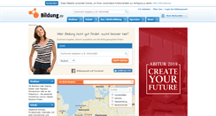 Desktop Screenshot of bildung.de