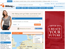 Tablet Screenshot of bildung.de