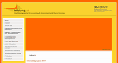 Desktop Screenshot of bildung.at