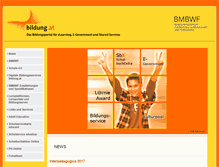 Tablet Screenshot of bildung.at